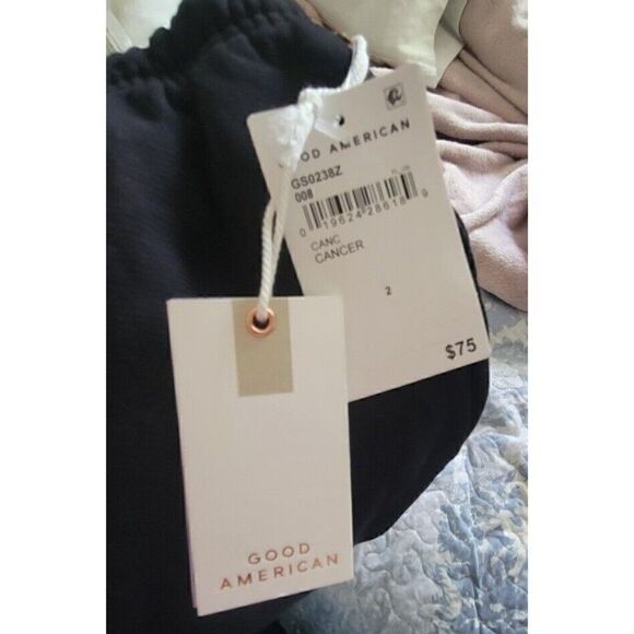 NWT Good American Zodiac Cancer Boyfriend Sweatpants Women's Size 2 - Picture 6 of 7